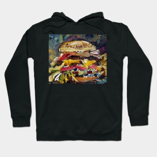 Glamburger Textured painting Hoodie